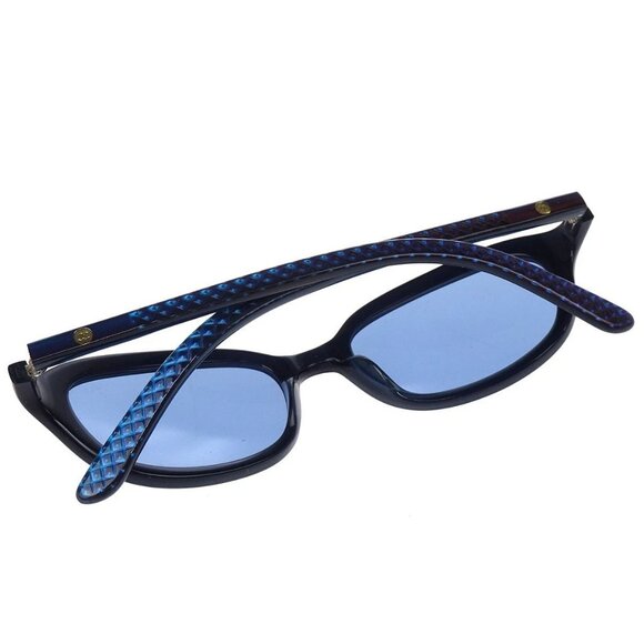 Chanel Sunglasses Eyewear Metallic Blue Small Good main image 9